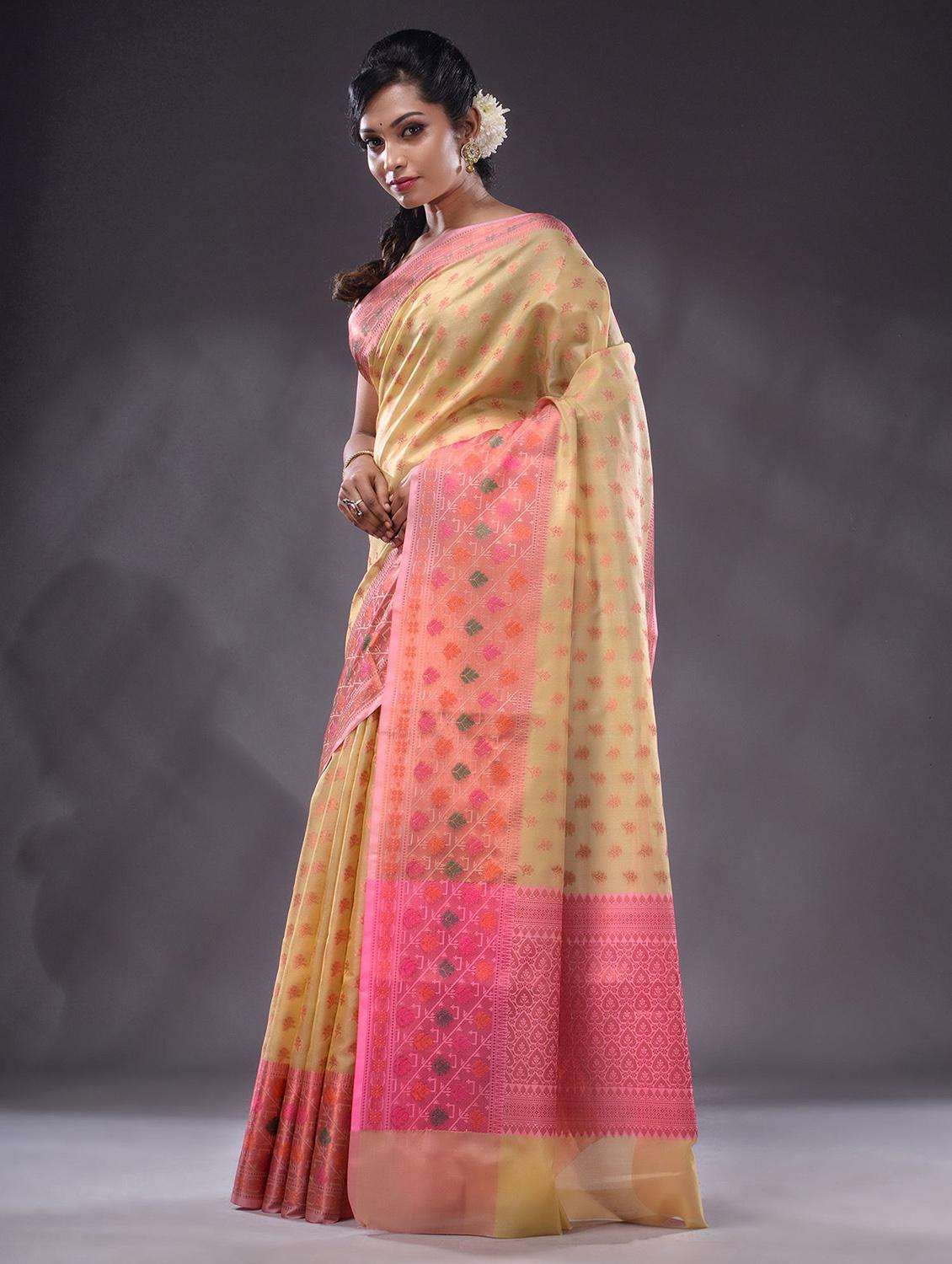women self design bordered saree with blouse - 22044061 -  Standard Image - 1
