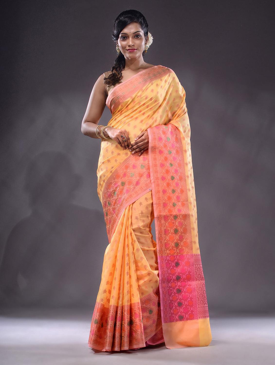 women self design bordered saree with blouse - 22044064 - Zoom Image - 0