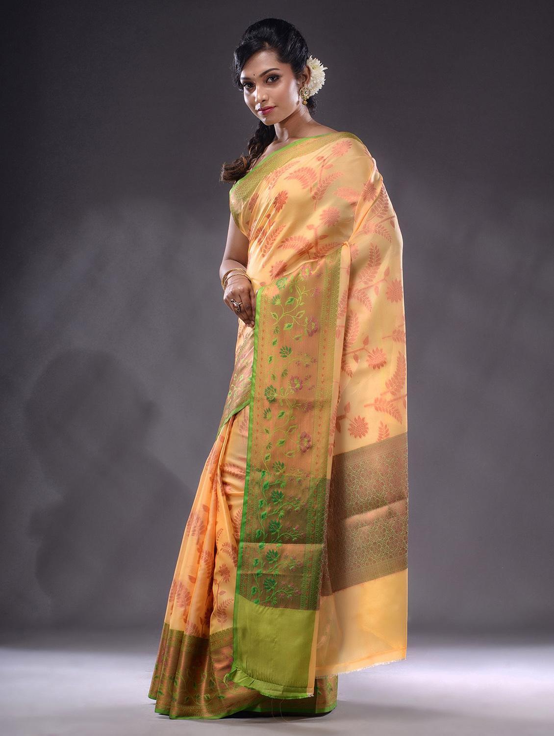 women self design bordered saree with blouse - 22044065 -  Standard Image - 1