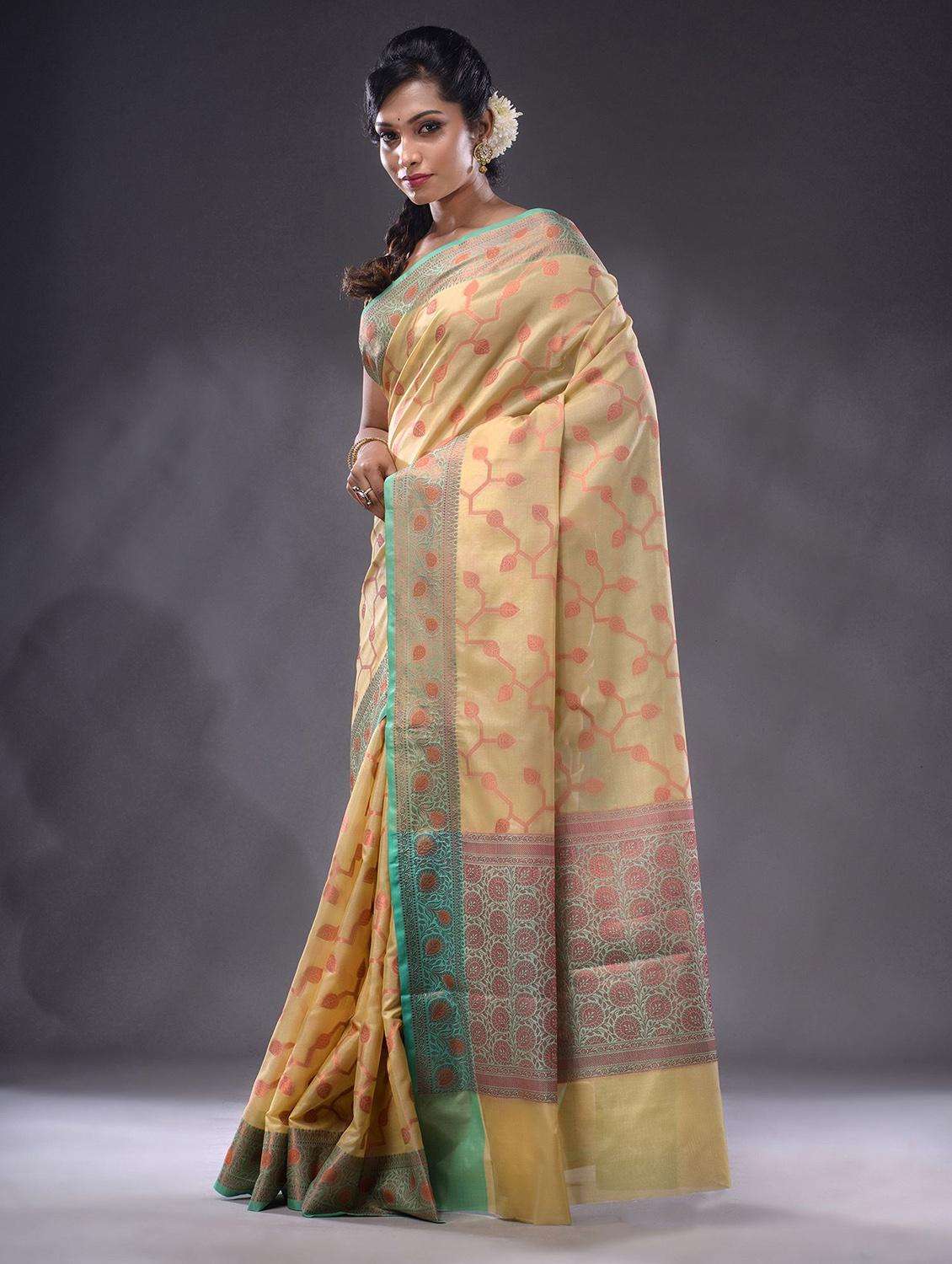 women self design bordered saree with blouse - 22044068 -  Standard Image - 1