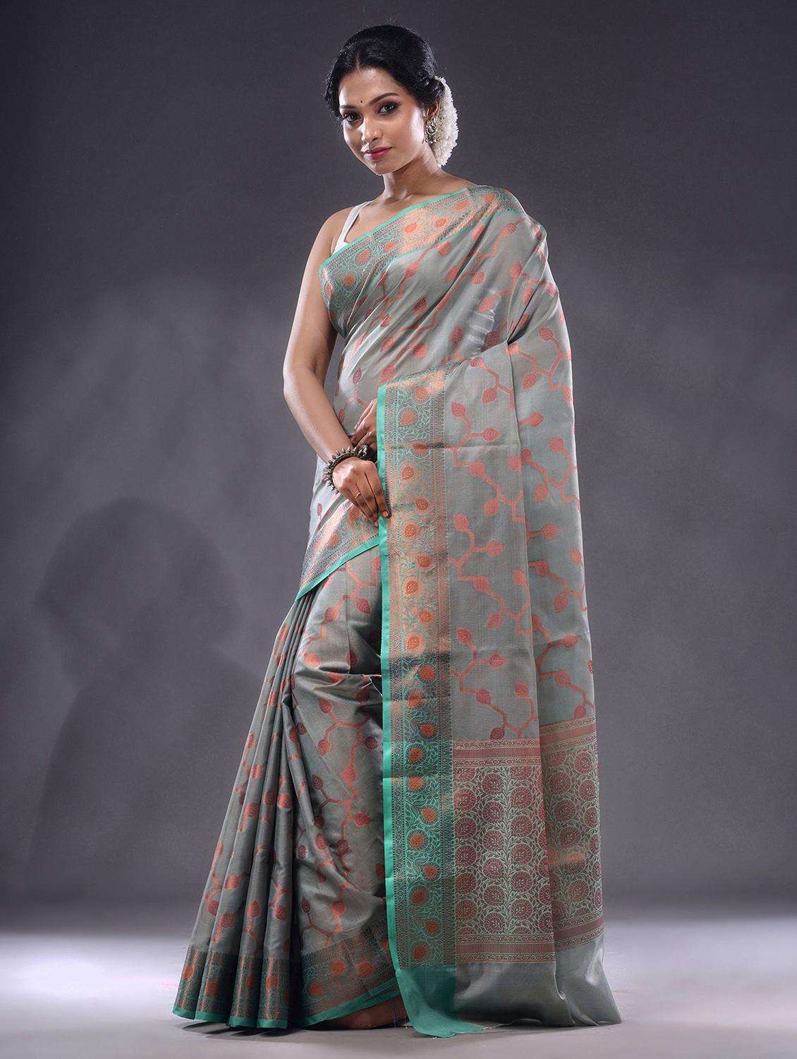women self design banarasi saree with blouse - 22044071 -  Standard Image - 1