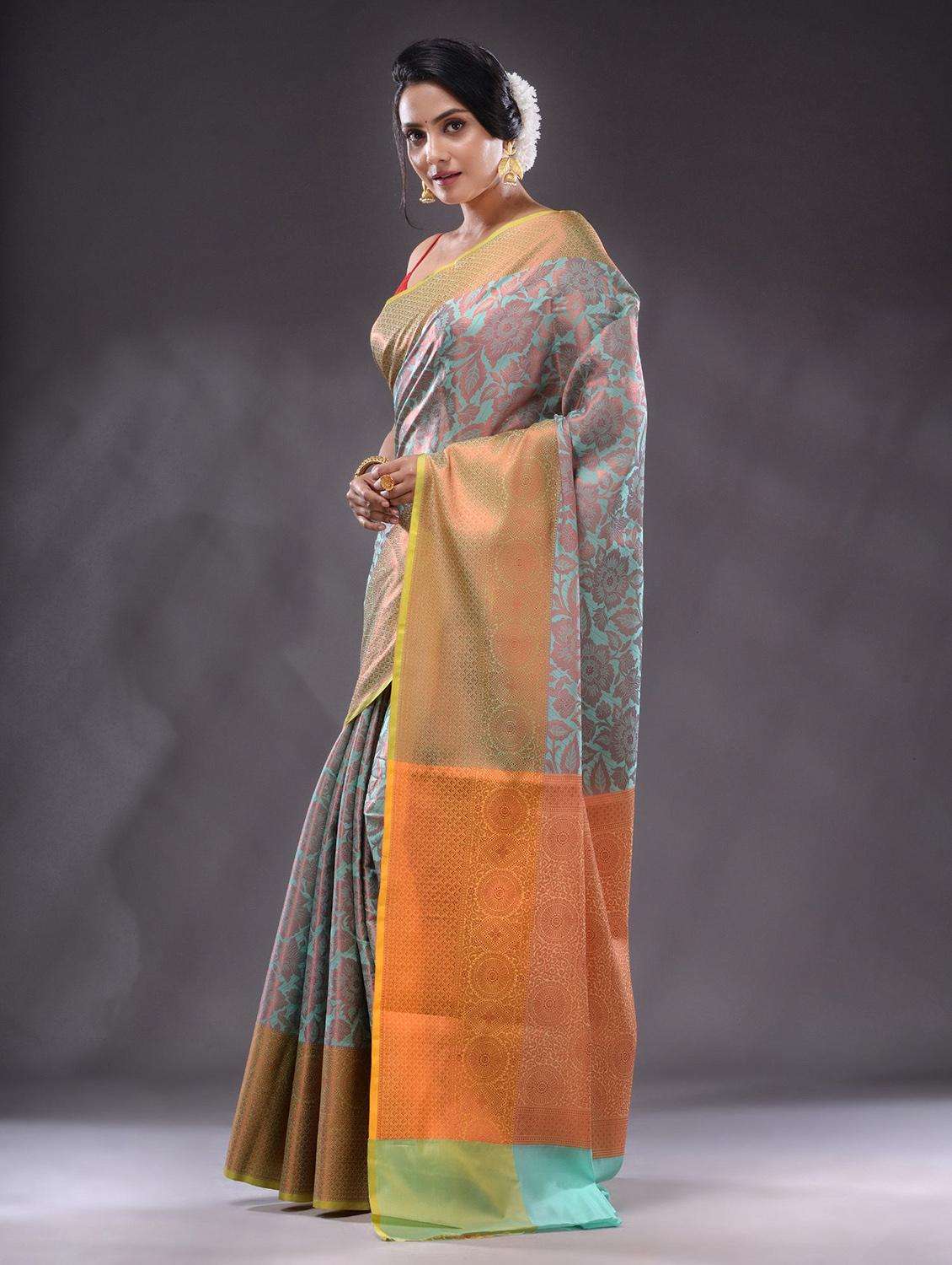 women self design banarasi saree with blouse - 22044079 -  Standard Image - 1