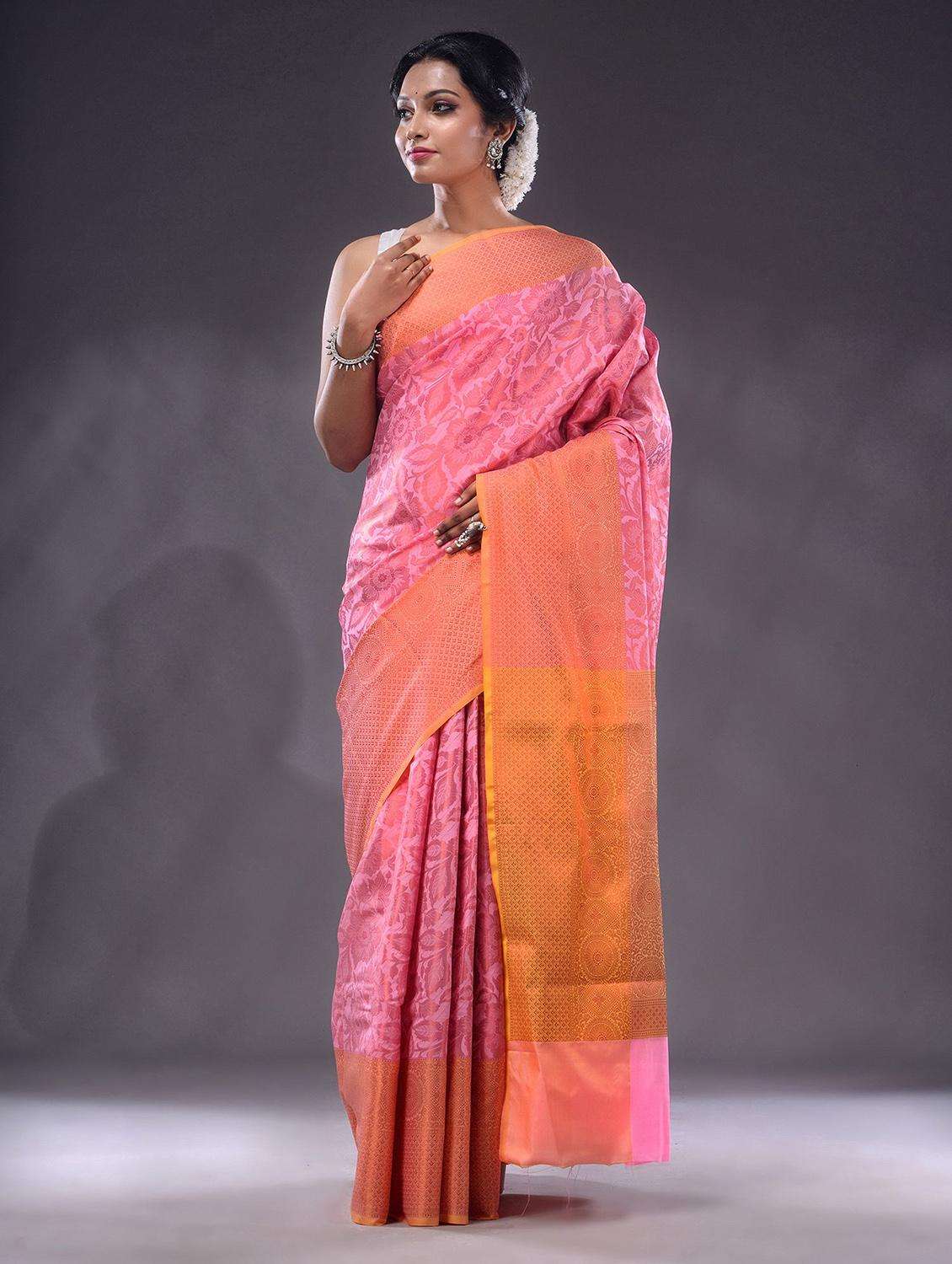 women self design banarasi saree with blouse - 22044081 -  Standard Image - 1