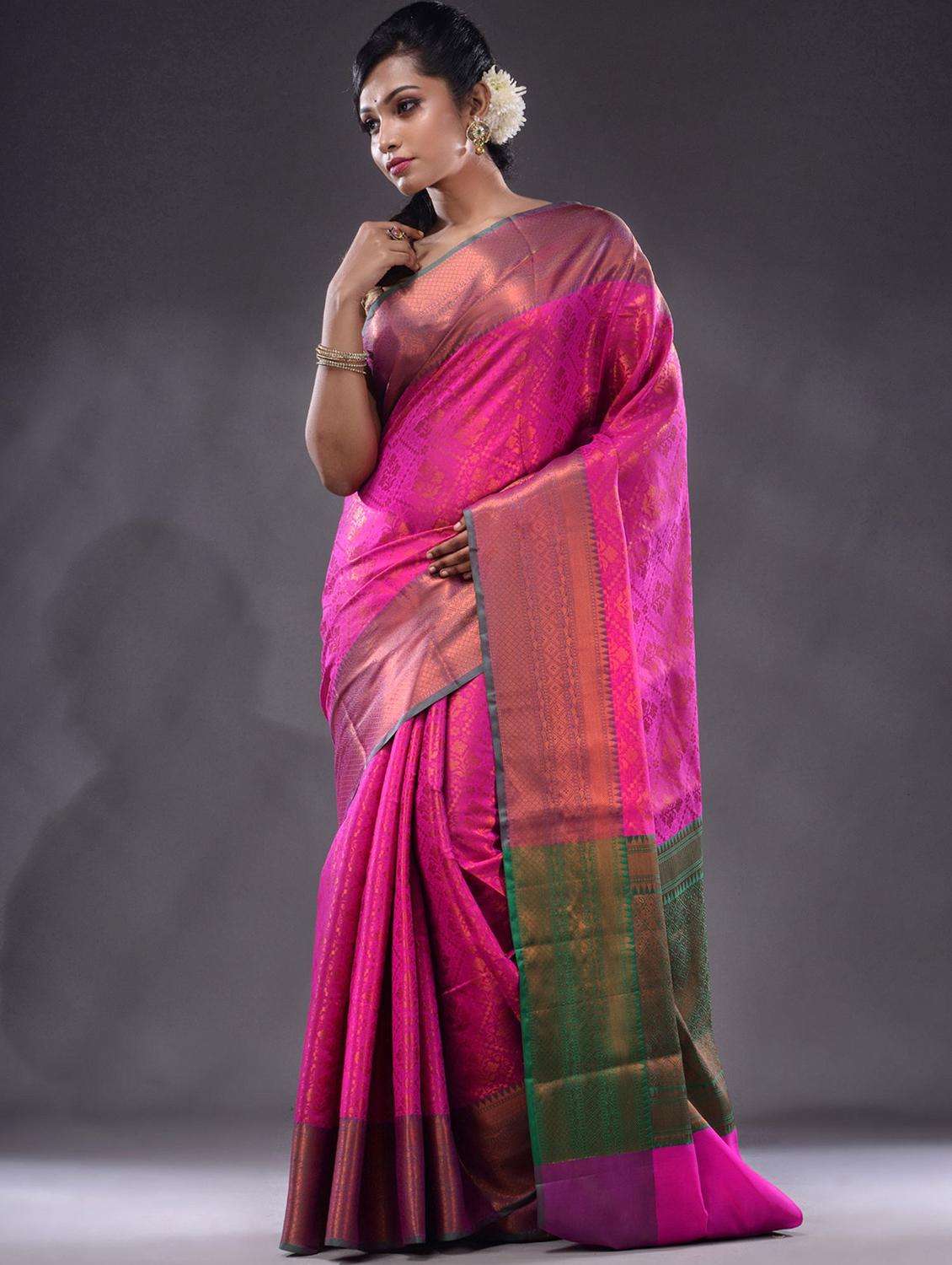 women self design banarasi saree with blouse - 22044083 -  Standard Image - 1