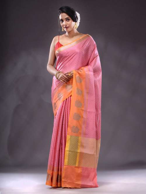 women self design kanjivaram saree with blouse - 22044086 -  Standard Image - 0