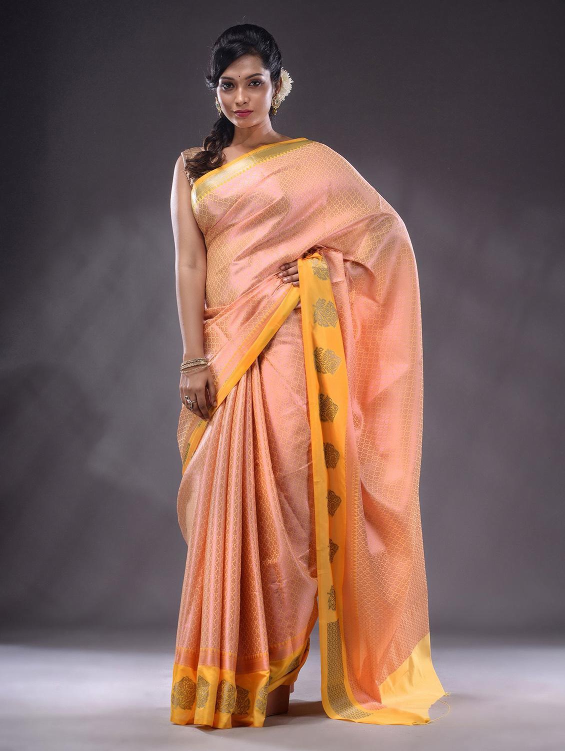 women self design kanjivaram saree with blouse - 22044087 -  Standard Image - 1