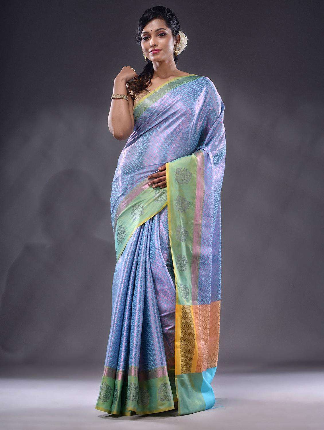women self design banarasi saree with blouse - 22044089 -  Standard Image - 1