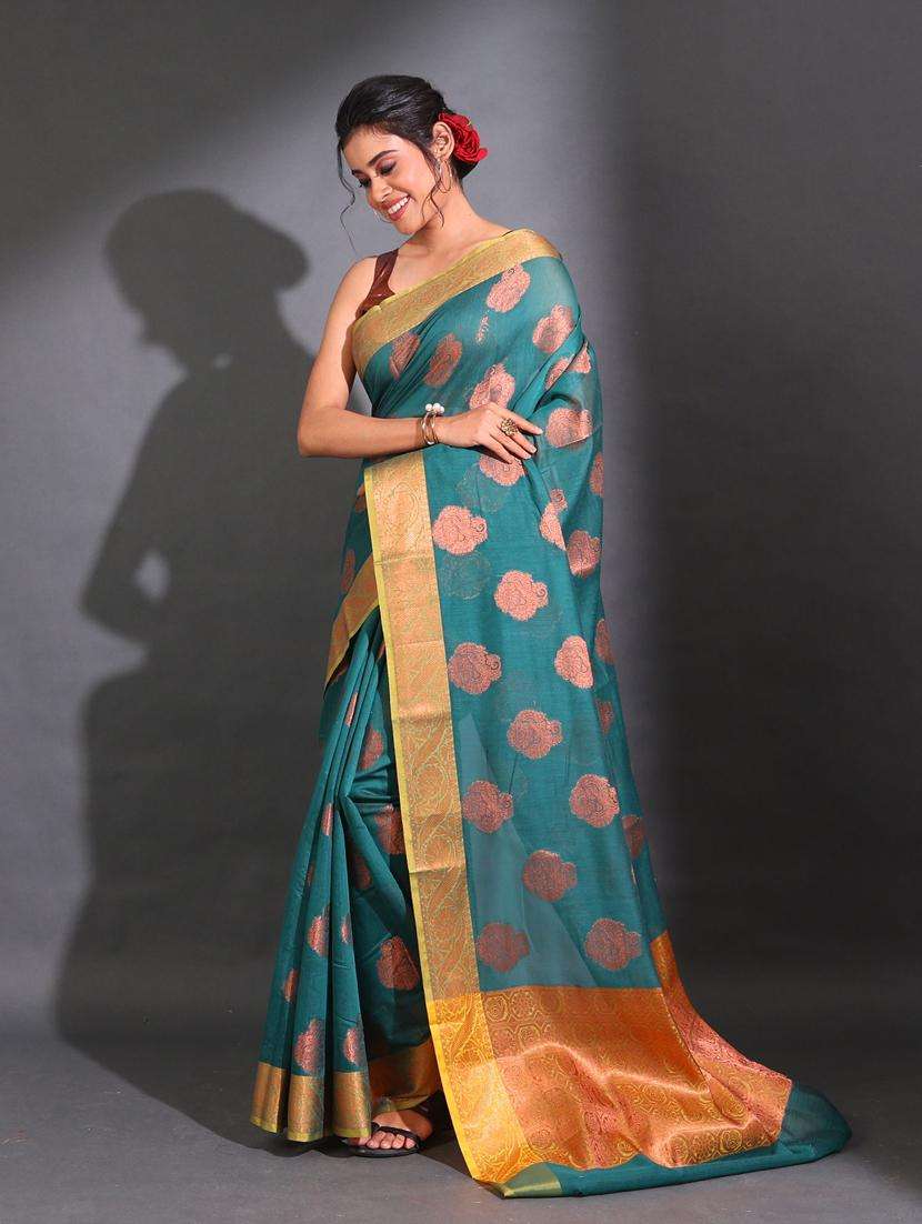 women self design bordered saree with blouse - 22044137 -  Standard Image - 1