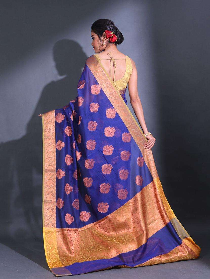 women self design bordered saree with blouse - 22044139 -  Standard Image - 1