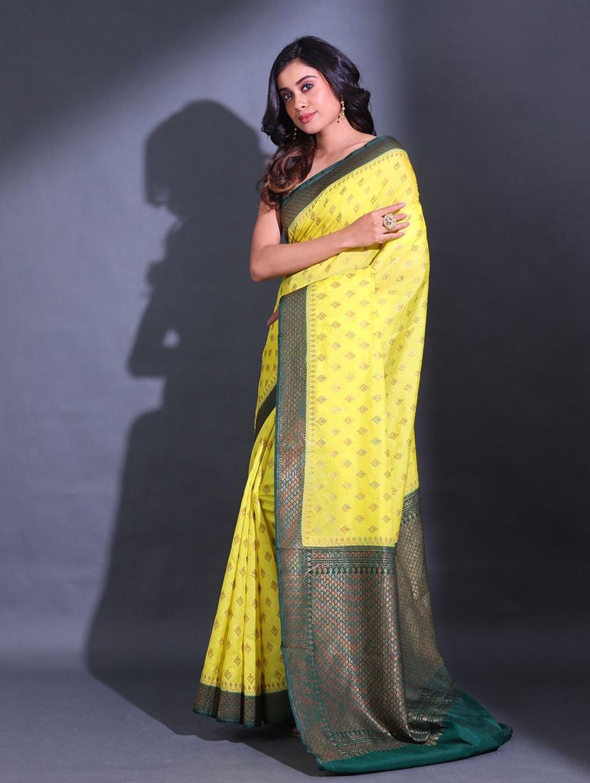 women self design bordered saree with blouse - 22044169 - Standard Image - 1