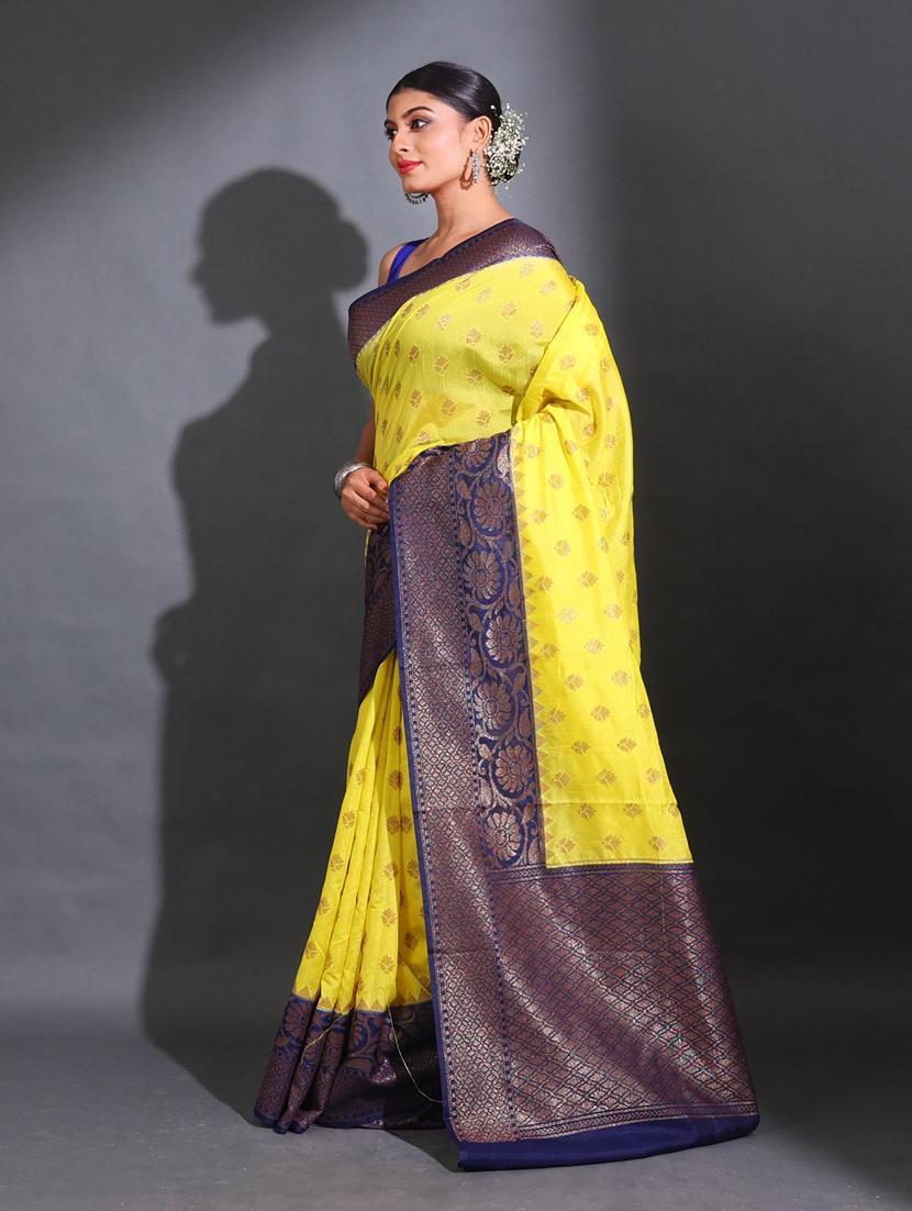 women self design bordered saree with blouse - 22044174 -  Standard Image - 1