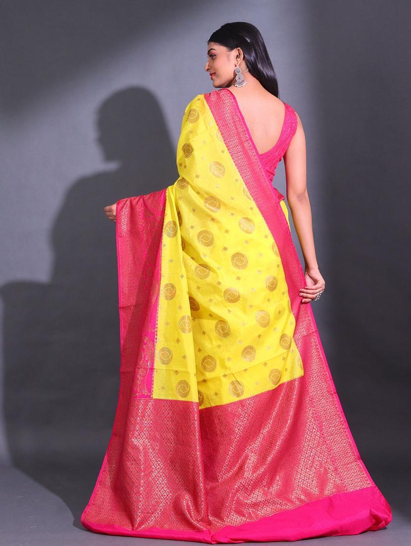 women self design bordered saree with blouse - 22044177 -  Standard Image - 1