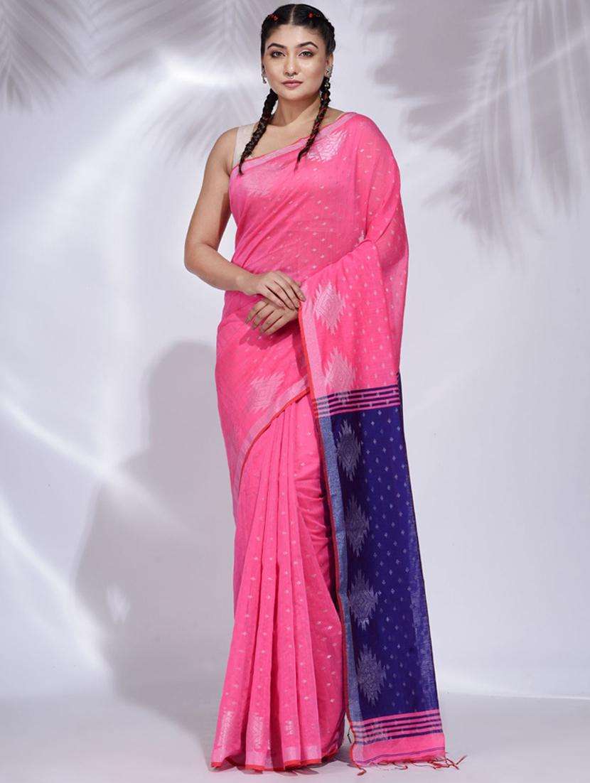 women self design handloom saree with blouse - 22045685 -  Zoom Image - 0