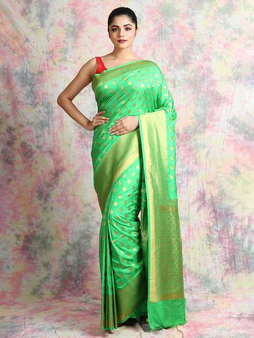 women self design banarasi saree with blouse - 22045699 -  Standard Image - 0