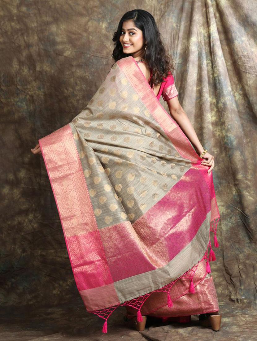 women self design kanjivaram saree with blouse - 22045702 - Standard Image - 1