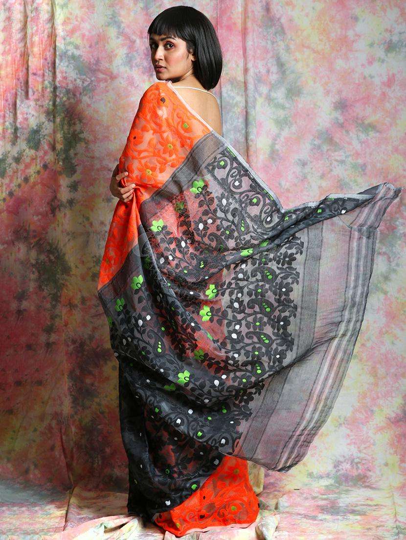 women self design handloom saree - 22045710 -  Standard Image - 1