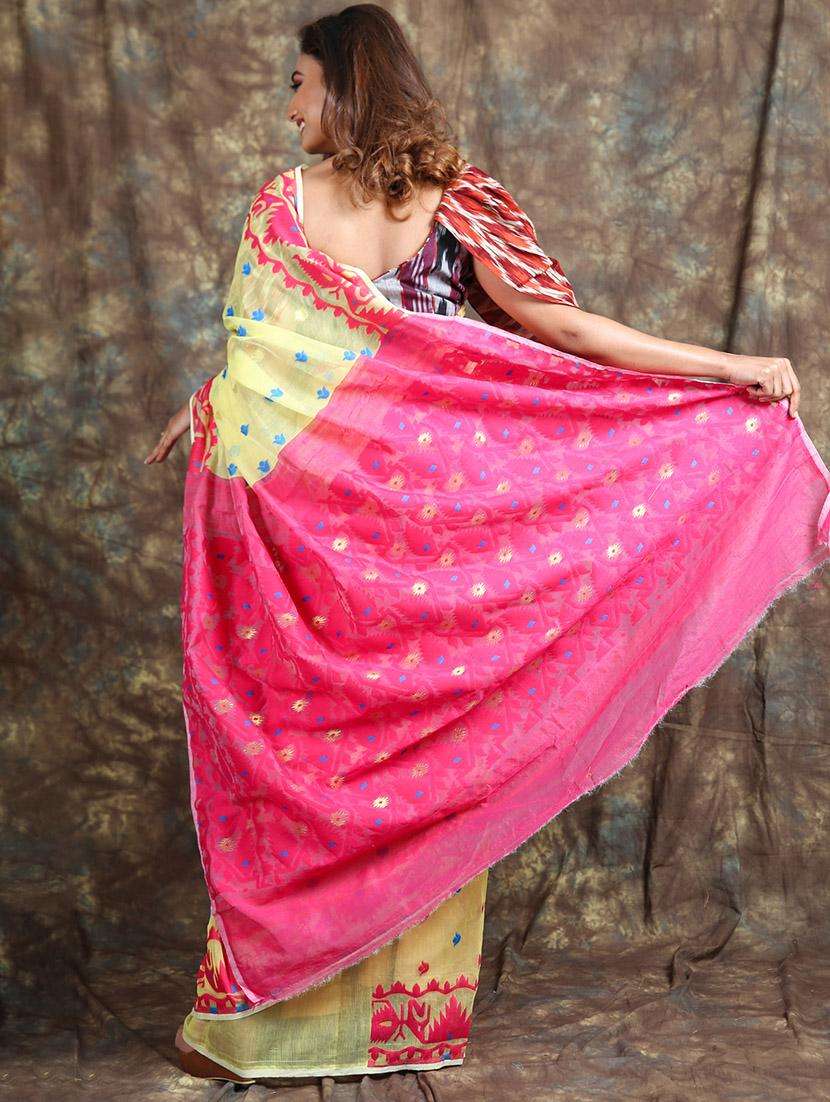 women self design jamdani saree - 22045714 -  Standard Image - 1