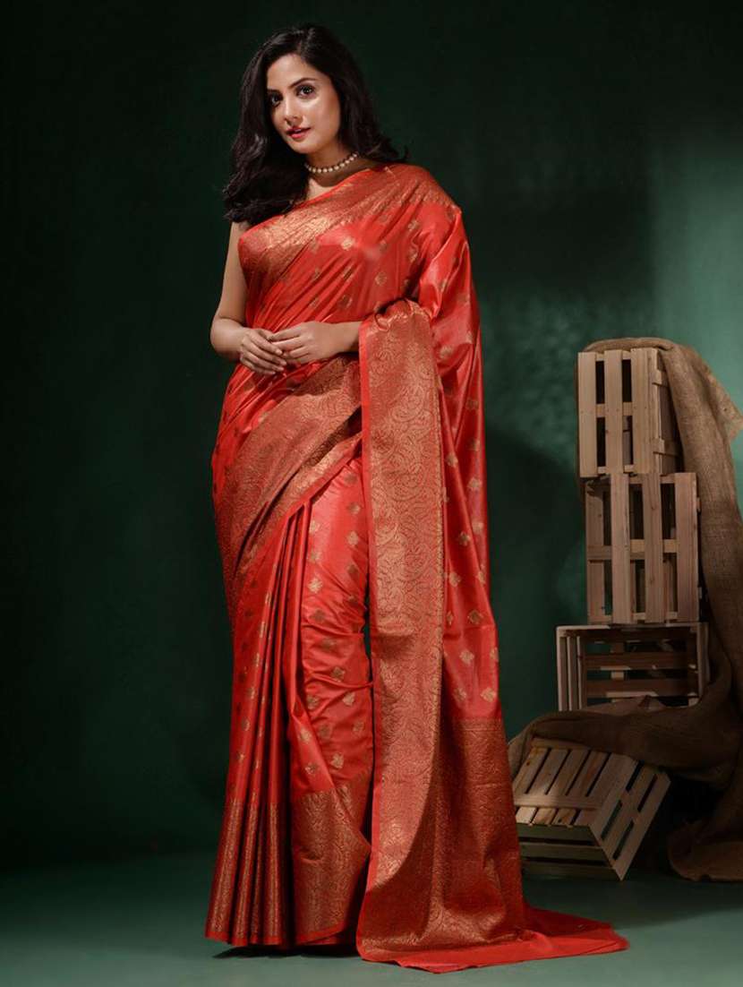 women self design banarasi saree with blouse - 22045810 -  Standard Image - 1