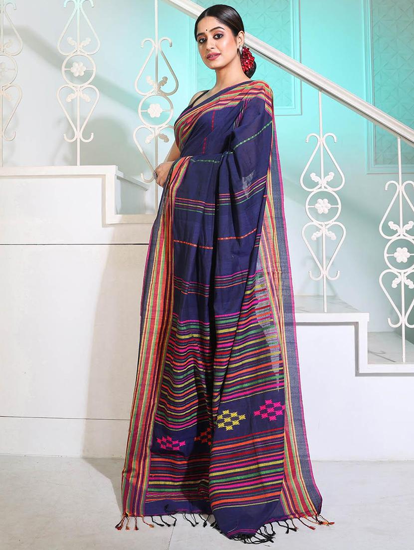 women self design handloom saree with blouse - 22045916 -  Standard Image - 1