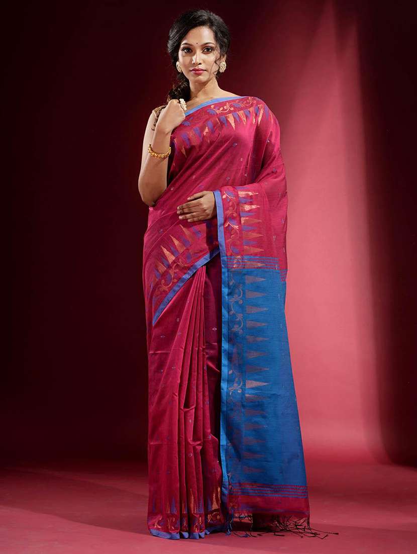 women self design southern silk saree with blouse - 22045965 -  Standard Image - 1