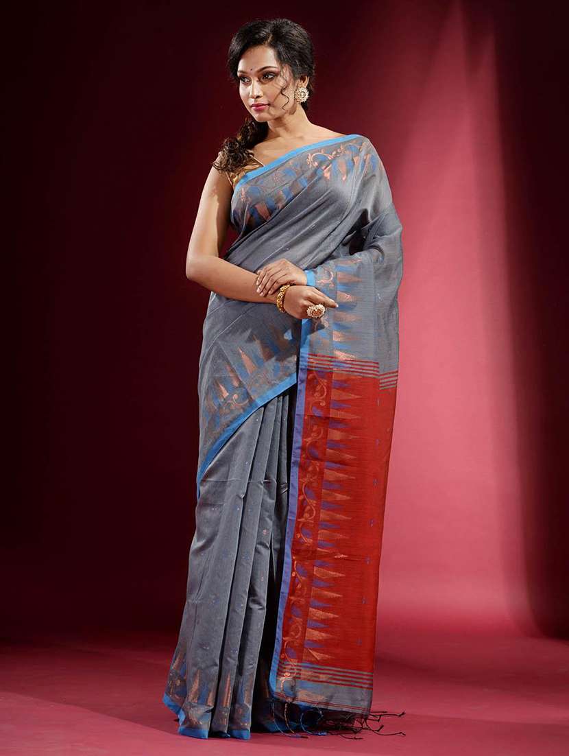 women self design southern silk saree with blouse - 22045967 -  Standard Image - 1