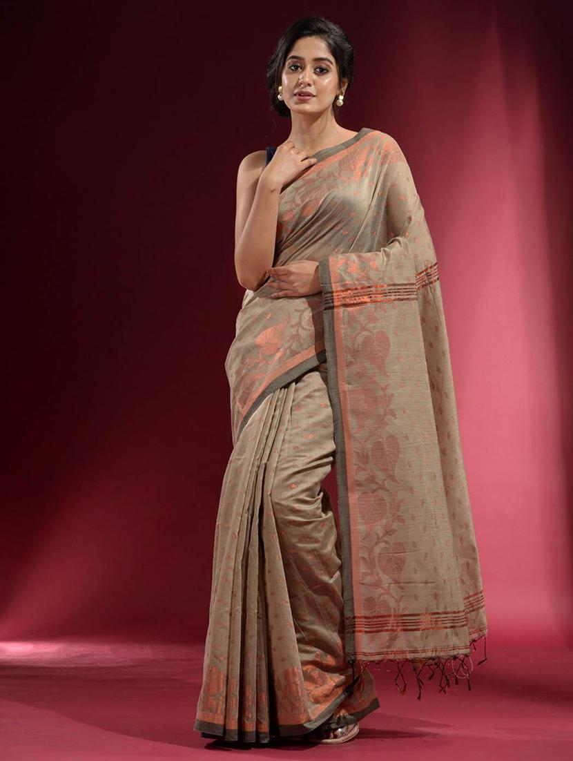 women self design southern silk saree with blouse - 22045970 - Standard Image - 1