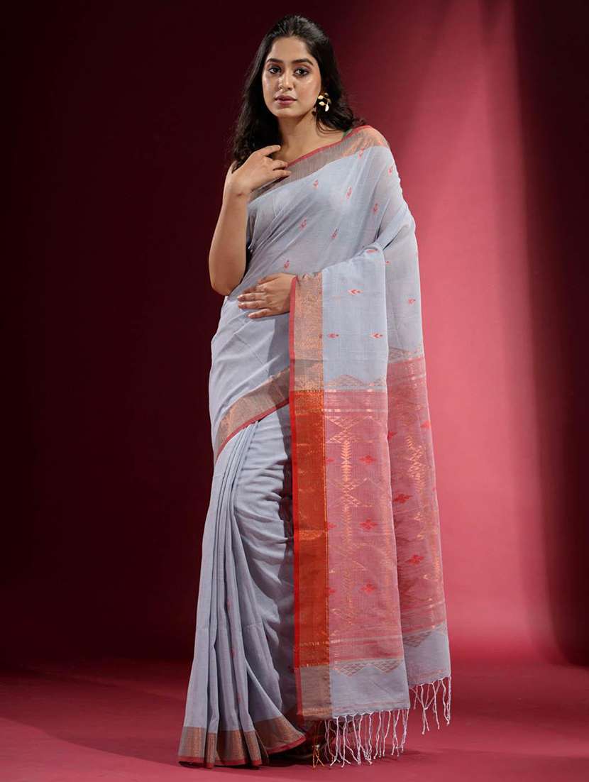 women self design bordered saree with blouse - 22045995 -  Standard Image - 1