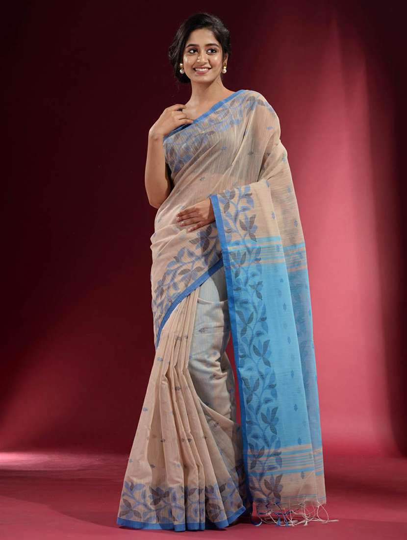 women self design handloom saree with blouse - 22046001 -  Standard Image - 1