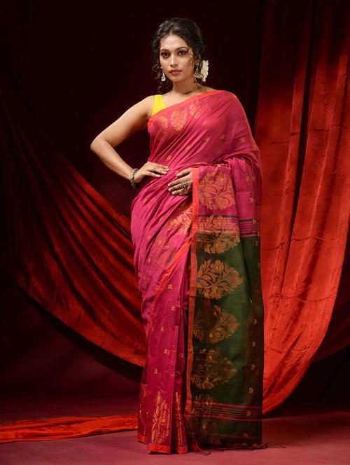 women self design bomkai saree with blouse - 22046019 - Standard Image - 0