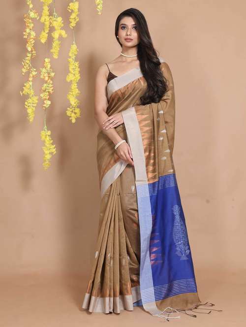 women self design bomkai saree with blouse - 22046050 -  Standard Image - 0