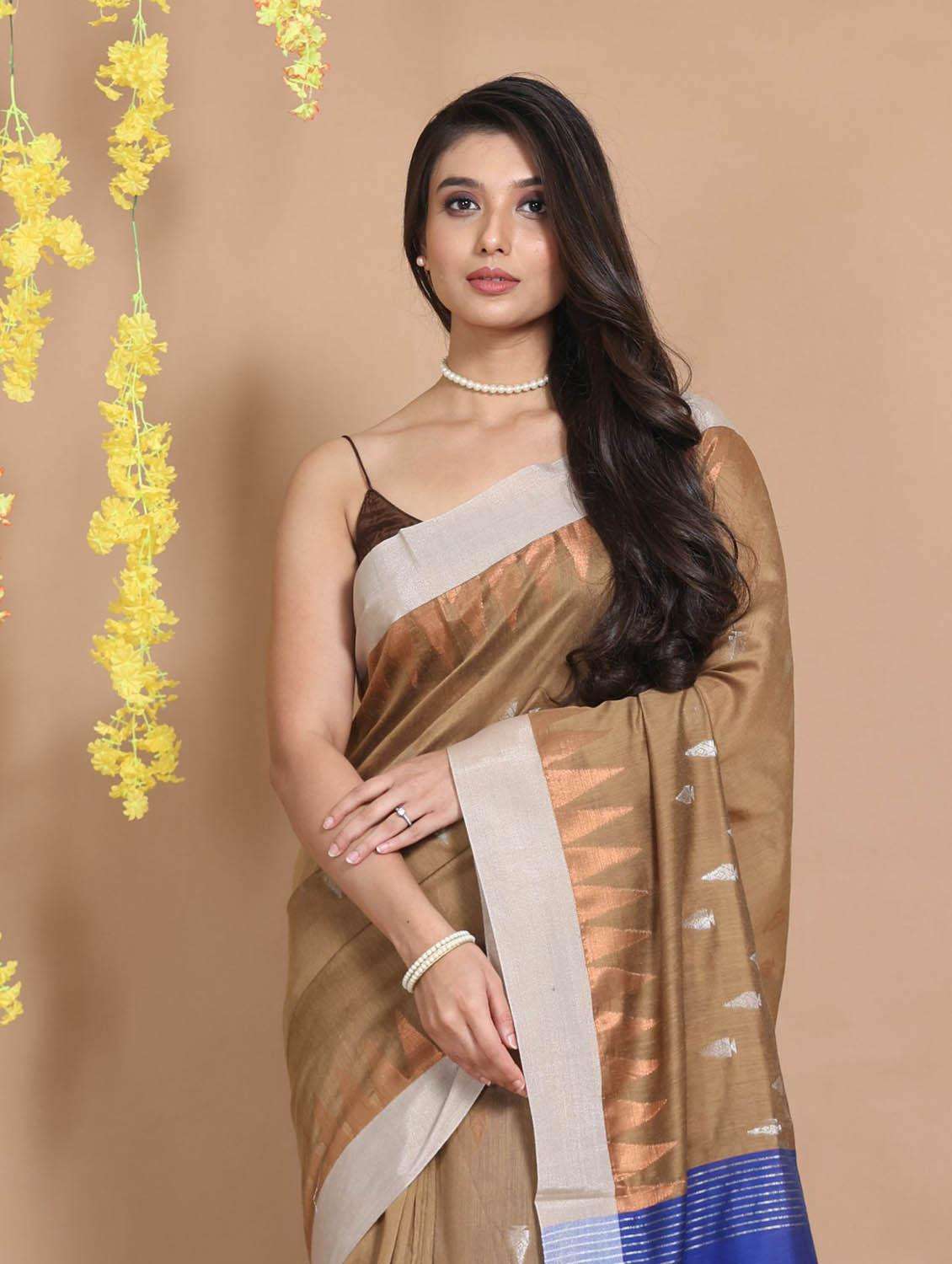 women self design bomkai saree with blouse - 22046050 - Standard Image - 1