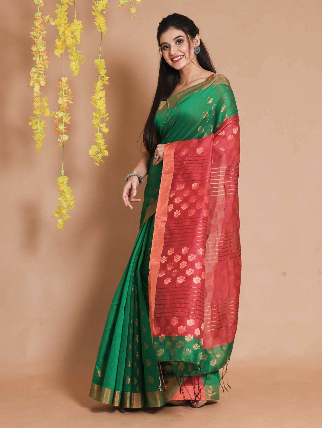women self design bomkai saree with blouse - 22046052 -  Standard Image - 1