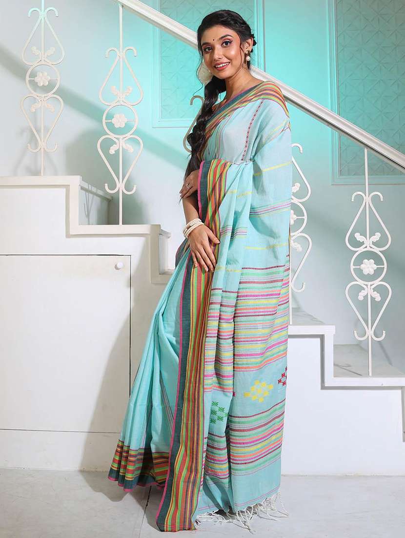 women self design handloom saree with blouse - 22046171 -  Standard Image - 1