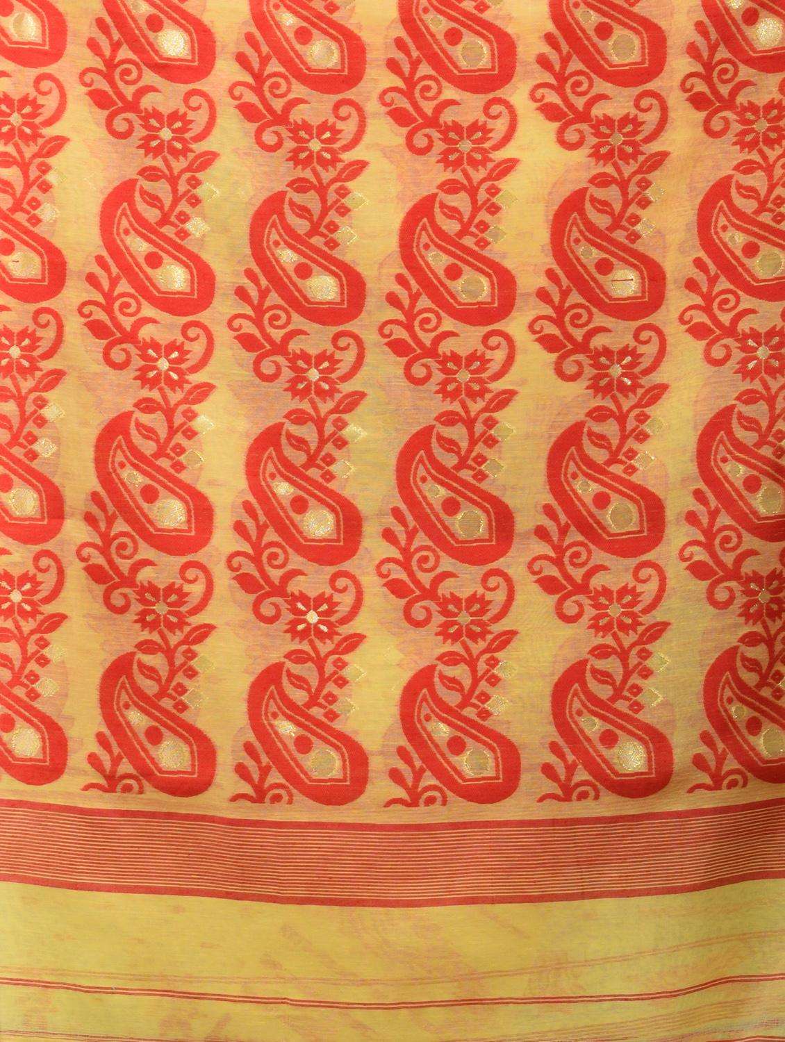 women self design jamdani saree with blouse - 22046209 -  Standard Image - 1