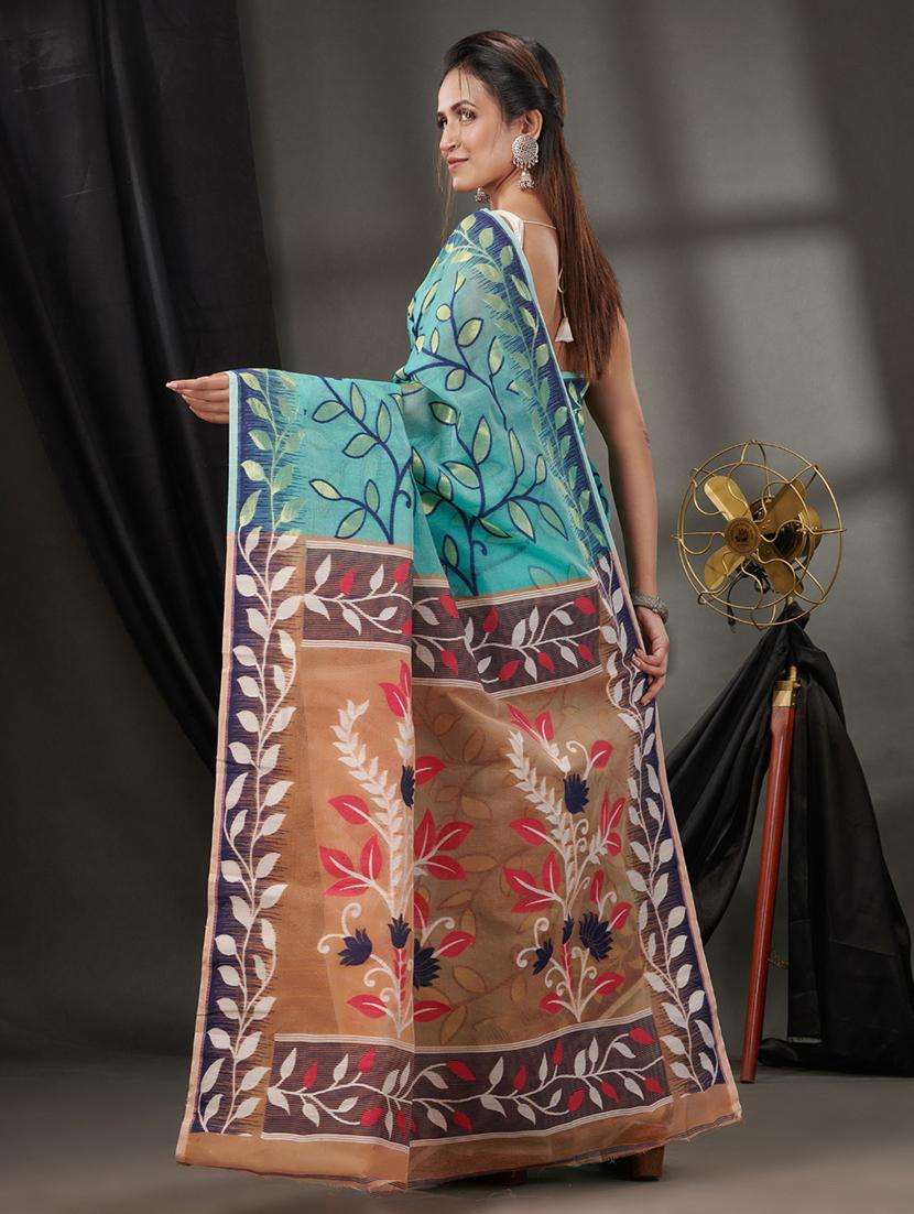 women self design jamdani saree - 22046255 -  Standard Image - 1