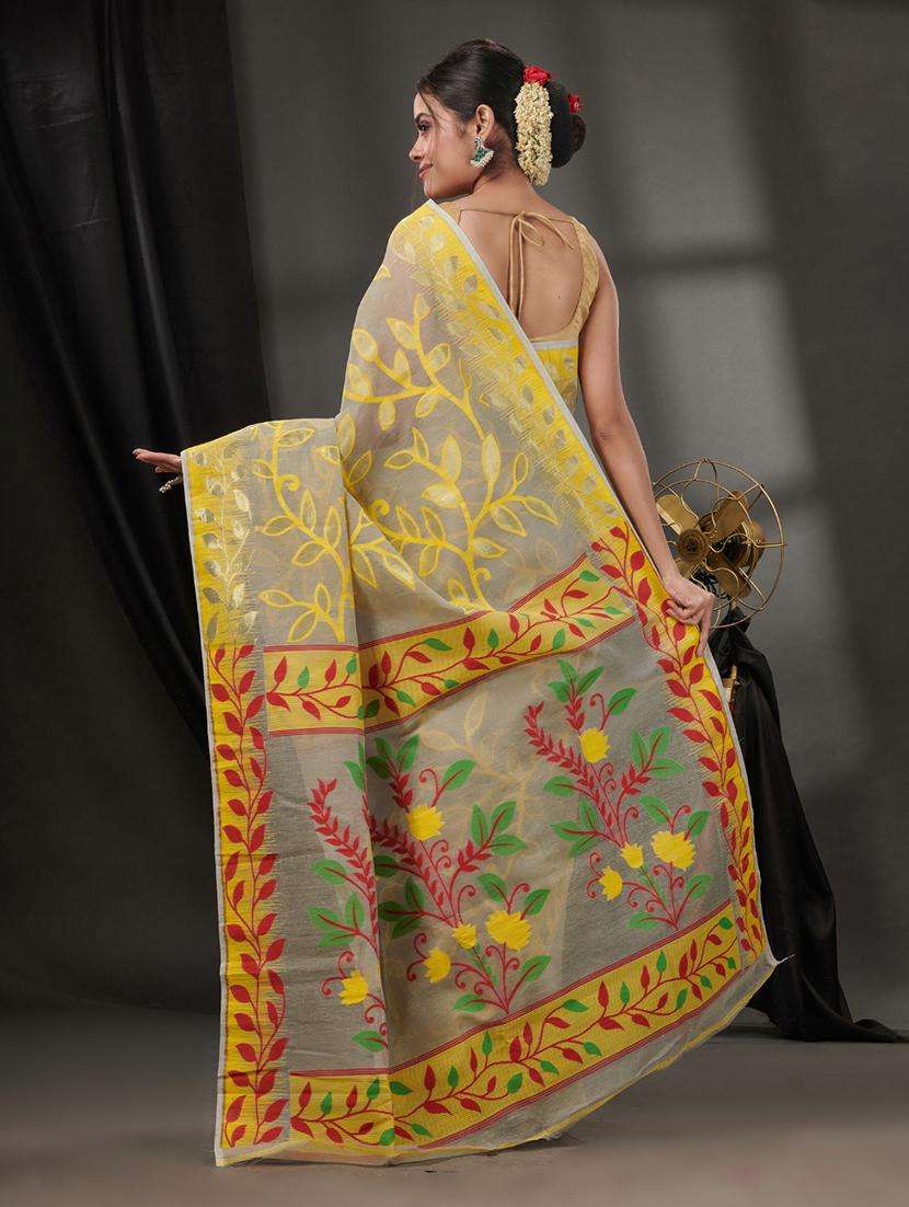 women self design jamdani saree - 22046258 -  Standard Image - 1