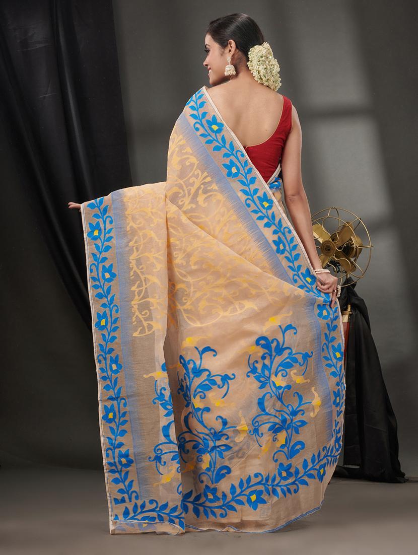 women self design jamdani saree - 22046264 -  Standard Image - 1