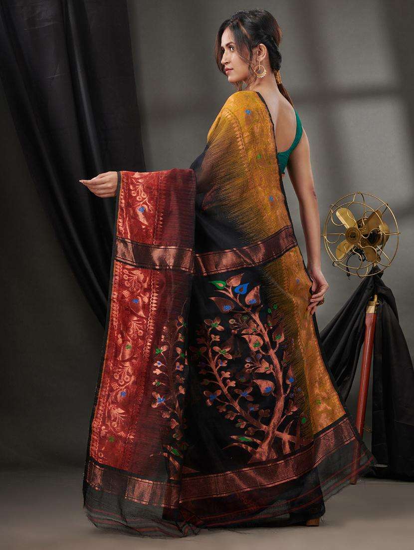 women self design jamdani saree - 22046267 -  Standard Image - 1