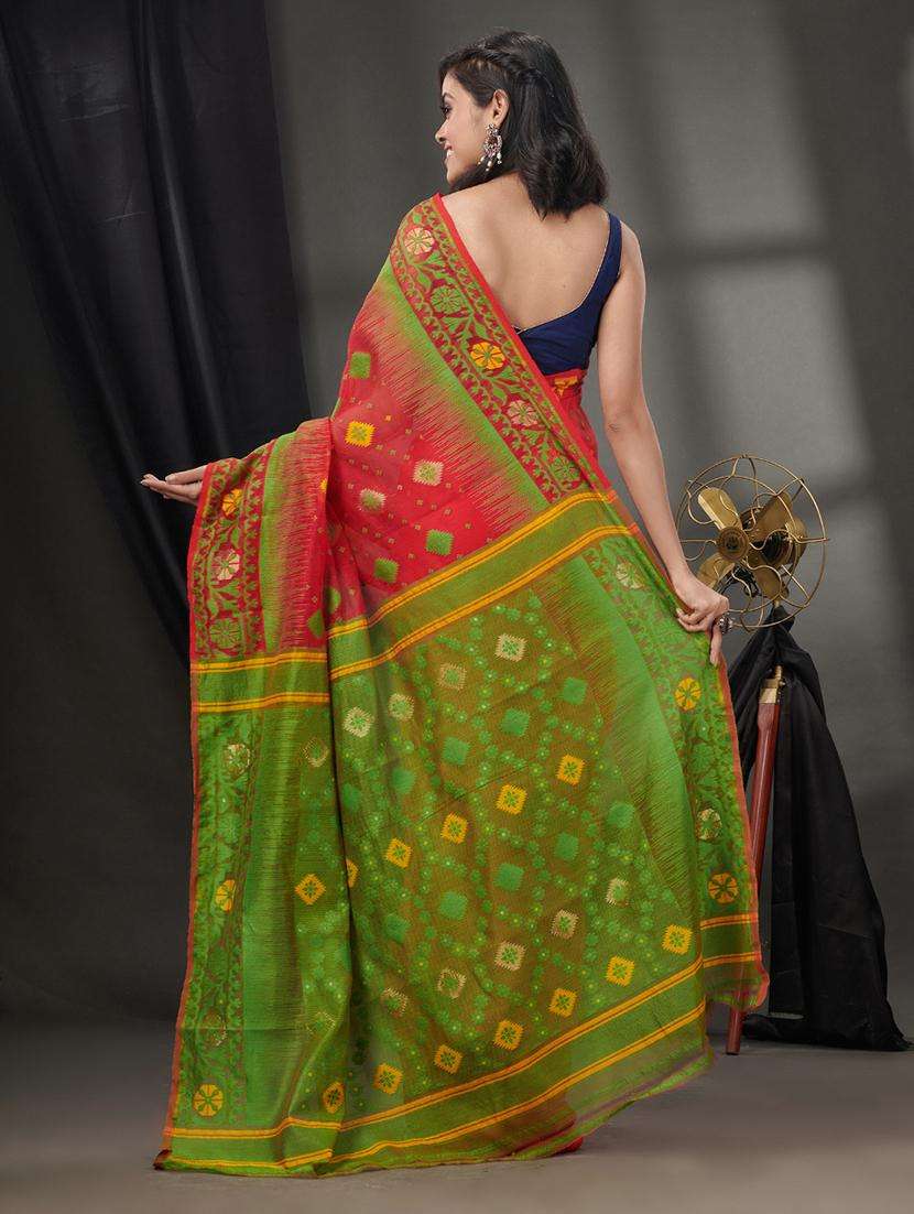 women self design jamdani saree - 22046273 -  Standard Image - 1