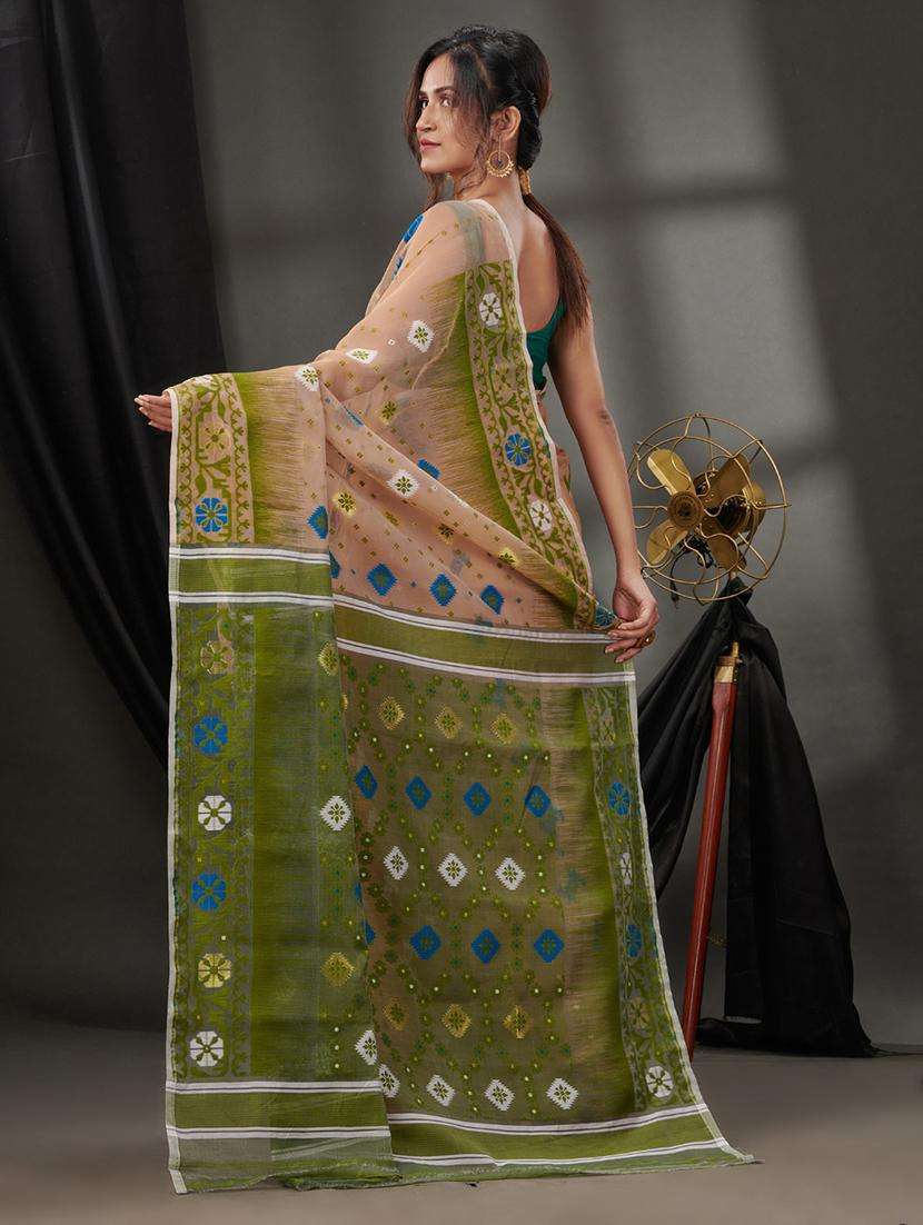 women self design jamdani saree - 22046275 -  Standard Image - 1