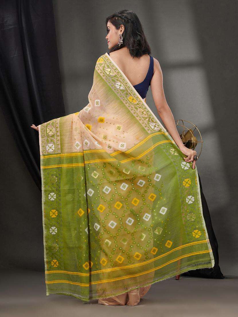 women self design jamdani saree - 22046279 -  Standard Image - 1