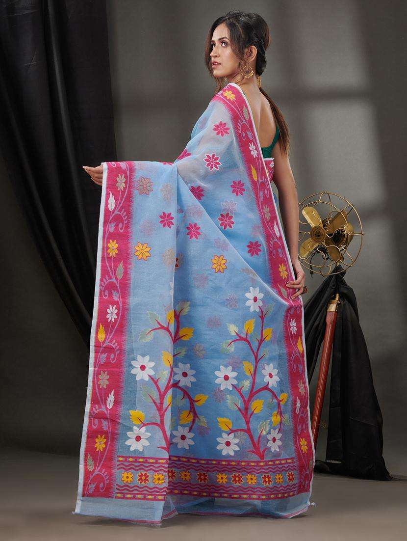 women self design jamdani saree - 22046285 -  Standard Image - 1