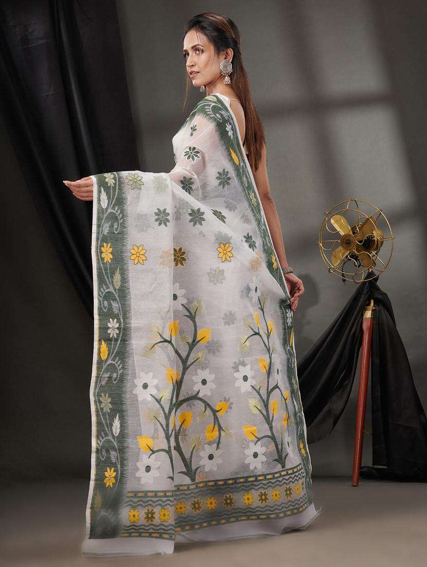 women self design jamdani saree - 22046286 -  Standard Image - 1