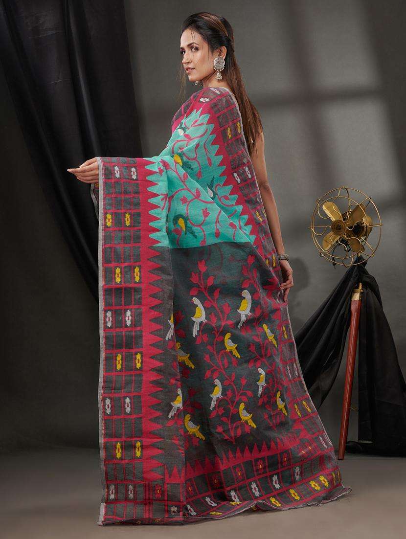 women self design jamdani saree - 22046293 -  Standard Image - 1