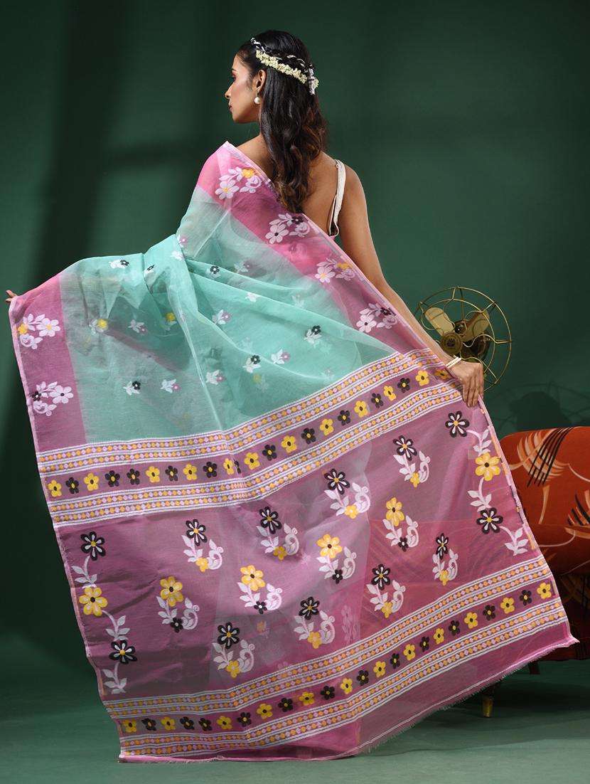 women self design jamdani saree - 22046302 -  Standard Image - 1