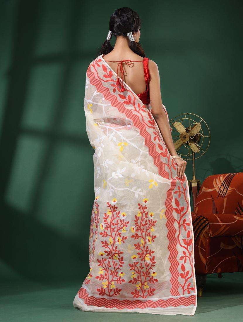 women self design jamdani saree - 22046304 -  Standard Image - 1