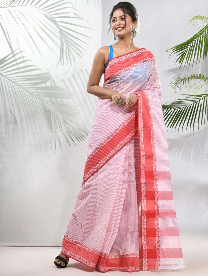 women self design tant saree with blouse - 22046315 - Zoom Image - 0