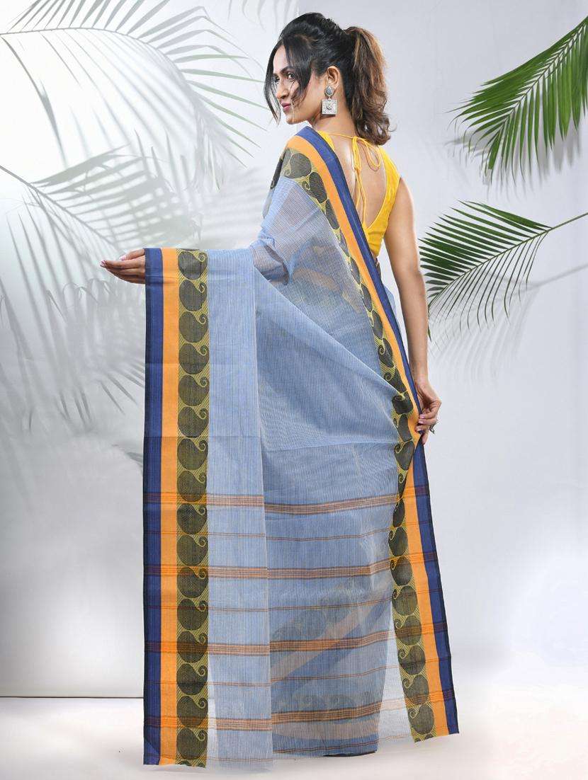 women self design tant saree - 22046321 -  Standard Image - 1