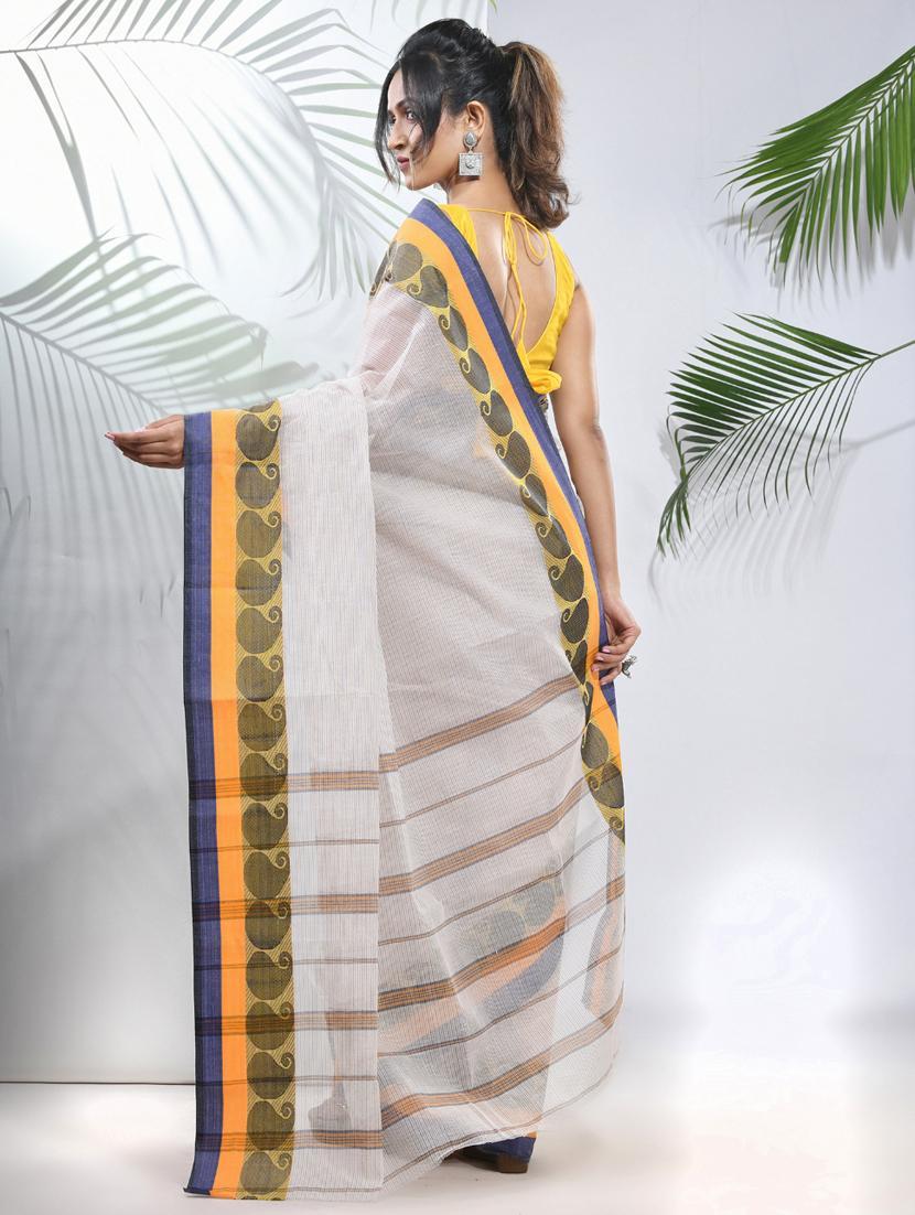women self design tant saree - 22046323 - Standard Image - 1