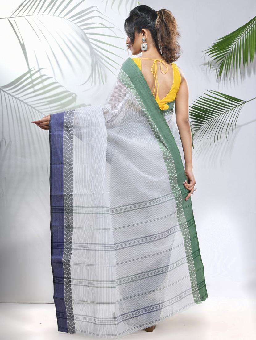 women self design tant saree with blouse - 22046326 -  Standard Image - 1